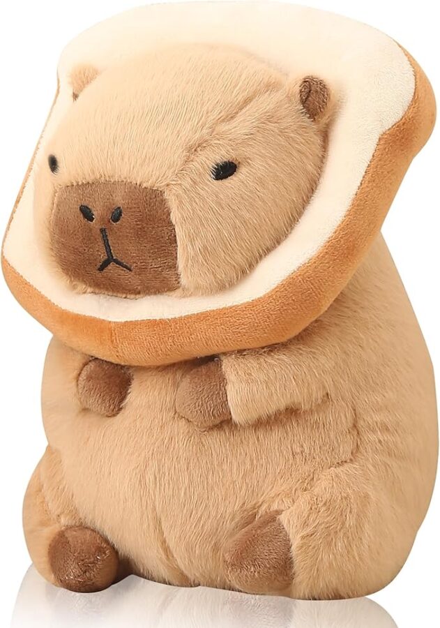 Linda almohada de peluche Capybara suave de Capybara con animales de peluche Kawaii