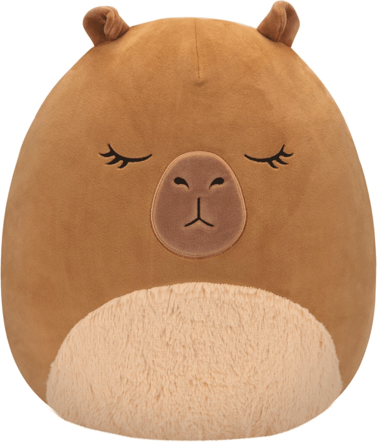 🐾 El abrazo más esponjoso: Reseña del Squishmallows Capibara de 12″ de Jazwares
