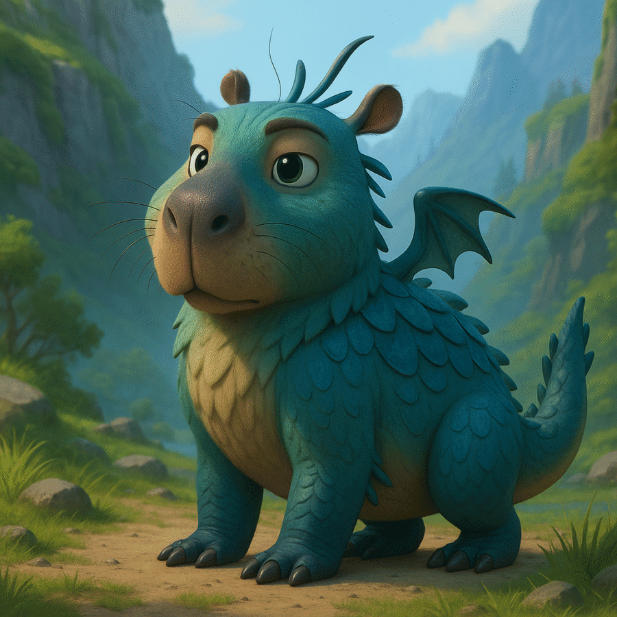 Capy-Furia en estilo Cómo entrenar a tu dragón