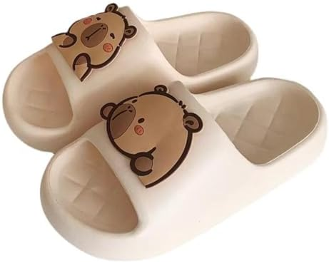 Capybara - Sandalias antideslizantes de dibujos animados para mujer, calzado para exteriores e interiores