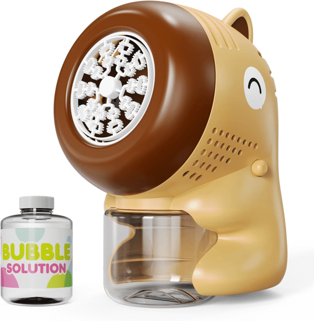 PANACARE - Máquina de burbujas Capybara, juguete automático de burbujas para niños, más de 10000 burbujas